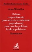 polish book : Ustawa o o... - Anna Wierzbica