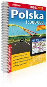Obrazek Polska atlas samochodowy 1:300 000 2020/2021