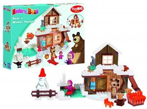 Obrazek PlayBIG Bloxx Zimowy domek Niedźwiedzia