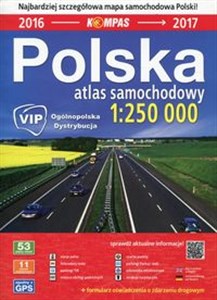 Picture of Polska Atlas samochodowy 1:250 000 Kompas