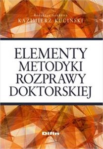 Picture of Elementy metodyki rozprawy doktorskiej