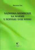 Nazwiska n... - Marzena Guz -  books in polish 