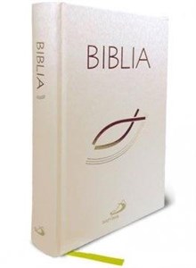 Picture of Biblia z rybką - biała z paginatorami TW