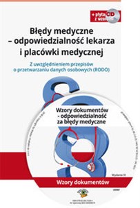 Picture of Błędy medyczne - odpowiedzialność lekarza i placówki medycznej + płyta CD Z uwzględnieniem RODO. Wydanie piąte.