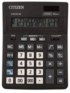 Obrazek Kalkulator biurowy Citizen 14-cyfrowy czarny