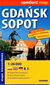 Picture of Gdańsk Sopot kieszonkowy laminowany plan miasta 1:26 000
