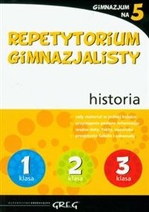 Picture of Repetytorium gimnazjalisty historia Gimnazjum na 5