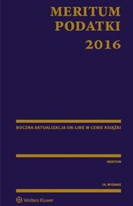 Picture of Meritum Podatki 2016