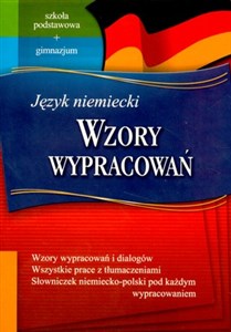 Picture of Wzory wypracowań Język niemiecki Szkoła podstawowa gimnazjum