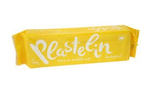 Obrazek Plastelina żółta 500g Karbon