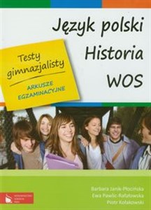 Picture of Testy gimnazjalisty Język polski Historia WOS Arkusze egzaminacyjne