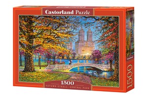 Obrazek Puzzle 1500 Autumn Stroll Central Park