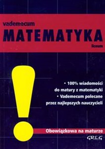 Obrazek Vademecum Matematyka Liceum