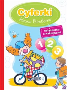 Picture of Cyferki klauna Bimboma Książeczka z naklejkami