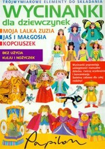 Picture of Wycinanki dla dziewczynek Moja lalka Zuzia Jaś i Małgosia Kopciuszek