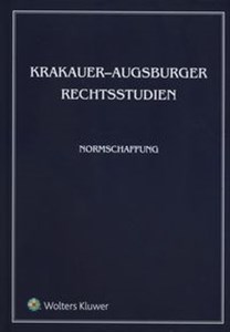 Picture of Krakauer-Augsburger Rechtsstudien Normschaffung