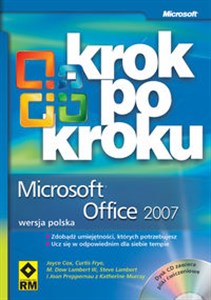 Picture of Krok po kroku  Microsoft Office 2007 + CD Zdobądź umiejętności, których potrzebujesz