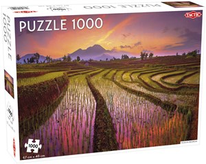 Obrazek Puzzle Fields in Indonesia 1000