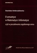 polish book : O semantyc... - Stanisław Ambroszkiewicz