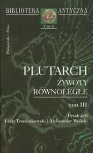 Picture of Plutarch Żywoty równoległe Tom 3