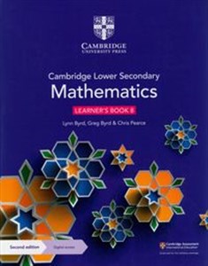 Obrazek Cambridge Lower Secondary Mathematics Learner's Book 8 with Digital Access (1 Year)
