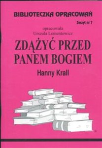Picture of Biblioteczka Opracowań Zdążyć przed Panem Bogiem Hanny Krall Zeszyt nr 7