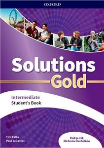 Obrazek Solutions Gold Intermediate Podręcznik Szkoła ponadpodstawowa i ponadgimnazjalna