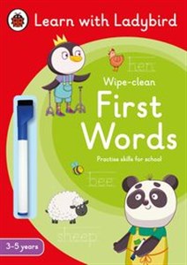 Picture of First Words: A Learn with Ladybird Wipe-Clean Activity Book 3-5 years