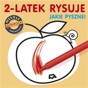 Picture of 2-latek rysuje Jakie pyszne