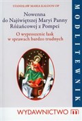 polish book : Nowenna do... - Stanisław Maria Kałdon