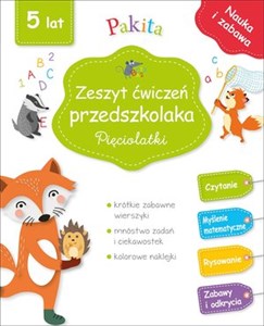 Picture of Zeszyt ćwiczeń przedszkolaka. Pięciolatki