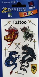 Obrazek Tatuaże Z Design Kids Tatoo Smoki 56404