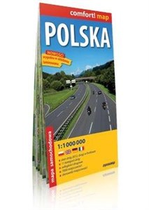 Picture of Polska laminowana mapa samochodowa 1:1 000 000