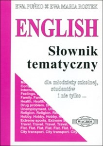 Picture of English Słownik tematyczny dla młodzieży szkolnej, studentów i nie tylko