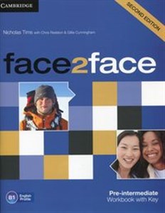 Obrazek face2face Pre-Intermediate Workbook with key