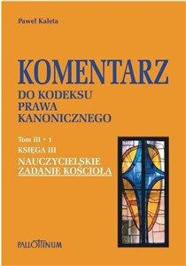 Picture of Komentarz do Kodeksu Prawa Kanonicznego T.3.1