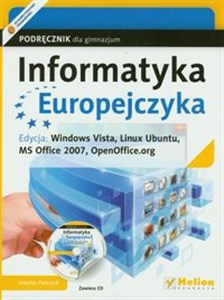 Obrazek Informatyka Europejczyka Podręcznik Edycja Windows Vista Gimnazjum