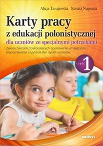 Picture of Karty pracy z edukacji polonistycznej dla uczniów ze specjalnymi potrzebami. Część 1 Zakres ćwiczeń doskonalących opanowanie umiejętności rozpoznawania i czytania liter, sylab i wyrazów