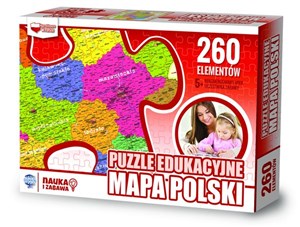 Picture of Puzzle 260 Edukacyjne mapa polski
