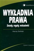 polish book : Wykładnia ... - Maciej Zieliński