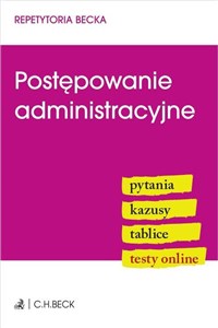 Picture of Postępowanie administracyjne Pytania. Kazusy. Tablice. Testy online