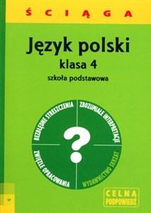 Picture of Język polski 4 ściąga szkoła podstawowa