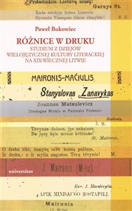 Picture of Różnice w druku Studium z dziejów wielojęzycznej kultury literackiej na XIX-wiecznej Litwie