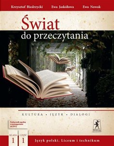 Picture of Świat do przeczytania 1 Podręcznik Część 1 Szkoła ponadgimnazjalna. Liceum i technikum