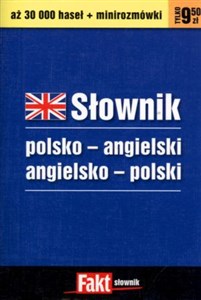 Obrazek Słownik polsko-angielski, angielsko-polski