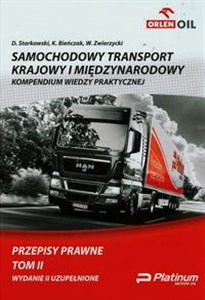 Obrazek Samochodowy transport krajowy i międzynarodowy Tom 2 Przepisy prawne Kompendium wiedzy praktycznej