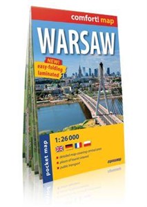 Picture of Comfort!map Warsaw 1:26 000 plan miasta