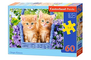 Picture of Puzzle 60 Ginger Kittens