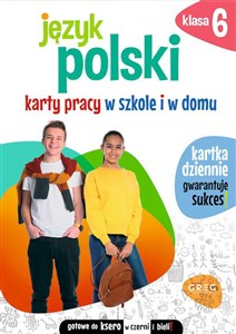 Picture of Język polski Karty pracy w szkole i w domu Klasa 6
