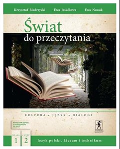 Picture of Świat do przeczytania 1 Podręcznik Część 2 Szkoła ponadgimnazjalna. Liceum i technikum